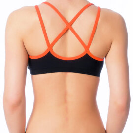 Dragonfly Top Nicole S Nero / Arancione