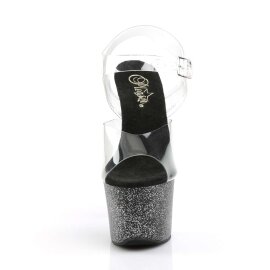 Pleaser Sandali SKY-308MG Trasparente/Nero EU-35 / US-5