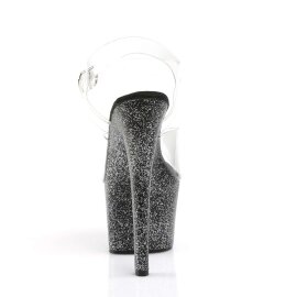 Pleaser Sandali SKY-308MG Trasparente/Nero EU-35 / US-5