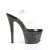 Pleaser Sandali SKY-308MG Trasparente/Nero EU-35 / US-5