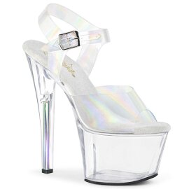 Pleaser Sandali SKY-308N-RBH TPU Trasparente...