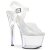 Pleaser Sandali SKY-308N-RBH TPU Trasparente Ologramma/Trasparente EU-37 / US-7