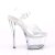 Pleaser Sandali SKY-308N-RBH TPU Trasparente Ologramma/Trasparente EU-37 / US-7