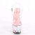 Pleaser Sandali SKY-308WHG Trasparente/Trasparente-Rosa Baby Glitter EU-35 / US-5