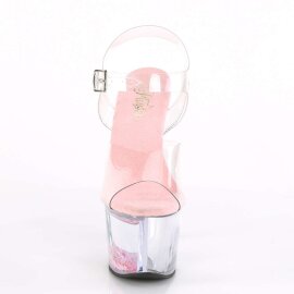 Pleaser Sandali SKY-308WHG Trasparente/Trasparente-Rosa...