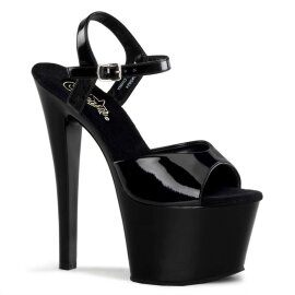 Pleaser Sandali SKY-309 Vernice Nero/Nero EU-35 / US-5