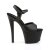 Pleaser Sandali SKY-309 Similpelle Nero/Nero Opaco EU-37 / US-7