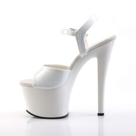 Pleaser Sandali SKY-309 Vernice Bianco/Bianco EU-41 / US-11