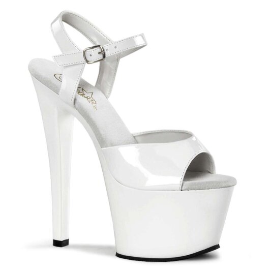 Pleaser Sandali SKY-309 Vernice Bianco/Bianco EU-35 / US-5