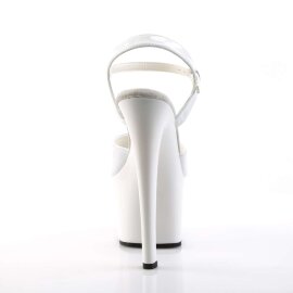 Pleaser Sandali SKY-309 Vernice Bianco/Bianco EU-35 / US-5