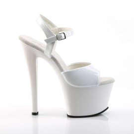 Pleaser Sandali SKY-309 Vernice Bianco/Bianco EU-35 / US-5