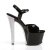 Pleaser Sandali SKY-309CHRS Nero/Nero-Argento Strass EU-37 / US-7