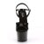 Pleaser Sandali SKY-309CRS Nero/Nero-Argento Strass EU-37 / US-7