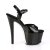 Pleaser Sandali SKY-309CRS Nero/Nero-Argento Strass EU-37 / US-7