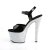 Pleaser Sandali SKY-309LG Vernice Nero/Argento Multi Glitter EU-35 / US-5