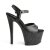 Pleaser Sandali SKY-309MMG Similpelle Nero/Nero Opaco EU-35 / US-5