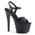 Pleaser Sandali SKY-309MMG Similpelle Nero/Nero Opaco EU-37 / US-7