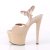 Pleaser Sandali SKY-309TT Vernice Nude/Nude-Dorato Rosa Cromato EU-35 / US-5