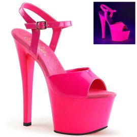Pleaser Sandali SKY-309UV Neon Rosa Acceso/ Rosa Acceso...