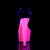 Pleaser Sandali SKY-309UVLG Vernice Nero/ Neon Rosa Acceso Glitter EU-35 / US-5