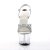 Pleaser Sandali SKY-310 Argento Glitter/Trasparente EU-37 / US-7