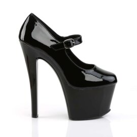 Pleaser Sandali SKY-387 Vernice Nero/Nero EU-37 / US-7
