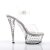 Pleaser Sandali STARDUST-608 Trasparente/Trasparente EU-35 / US-5