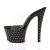 Pleaser Mules STARDUST-701 Trasparente/Nero EU-37 / US-7
