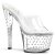 Pleaser Mules STARDUST-701 Trasparente/Trasparente EU-35 / US-5