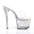 Pleaser Mules STARDUST-701 Trasparente/Trasparente EU-35 / US-5