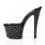 Pleaser Mules STARDUST-702 Trasparente/Nero EU-35 / US-5