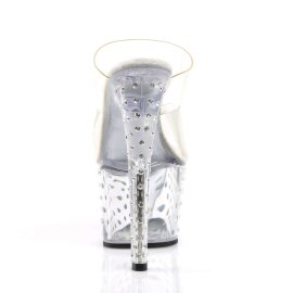 Pleaser Mules STARDUST-702 Trasparente/Trasparente EU-35 / US-5