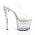 Pleaser Mules STARDUST-702 Trasparente/Trasparente EU-35 / US-5