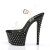 Pleaser Sandali STARDUST-708 Trasparente/Nero EU-40 /US-10