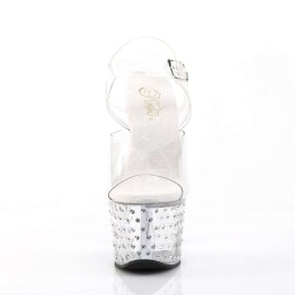 Pleaser Sandali STARDUST-708 Trasparente/Trasparente...
