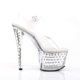Pleaser Sandali STARDUST-708 Trasparente/Trasparente EU-37/US-7