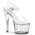 Pleaser Sandali STARDUST-708 Trasparente/Trasparente EU-37/US-7