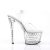 Pleaser Sandali STARDUST-708 Trasparente/Trasparente EU-37/US-7