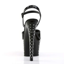 Pleaser Sandali STARDUST-709 Vernice Nero/Nero EU-35 / US-5