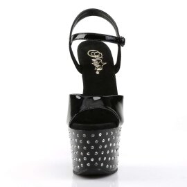 Pleaser Sandali STARDUST-709 Vernice Nero/Nero EU-38 / US-8