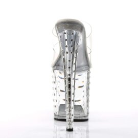 Pleaser Mules STARDUST-802 Trasparente/Trasparente EU-35 / US-5