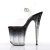 Pleaser Sandali STARDUST-808T Trasparente/Nero-Trasparente EU-35 / US-5
