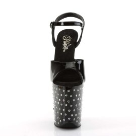 Pleaser Sandali STARDUST-809 Vernice Nero/Nero EU-37 / US-7