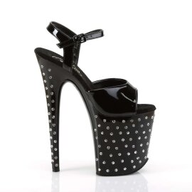 Pleaser Sandali STARDUST-809 Vernice Nero/Nero EU-37 / US-7