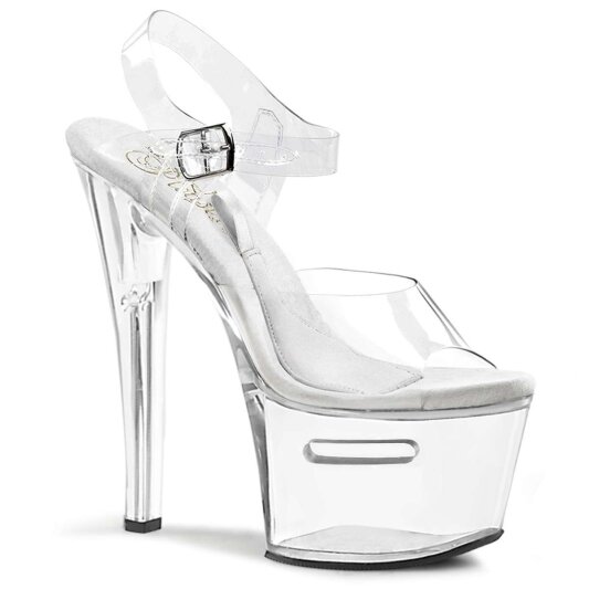 Pleaser Sandali TIPJAR-708-2 Trasparente/Trasparente EU-40 / US-10
