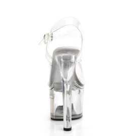 Pleaser Sandali TIPJAR-708-2 Trasparente/Trasparente EU-37 / US-7