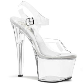 Pleaser Sandali TREASURE-708 Trasparente/TrasparenteEU-35...