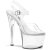 Pleaser Sandali TREASURE-708 Trasparente/TrasparenteEU-35 / US-5