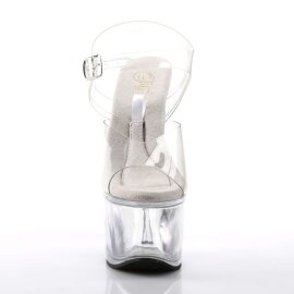 Pleaser Sandali TREASURE-708 Trasparente/TrasparenteEU-37...