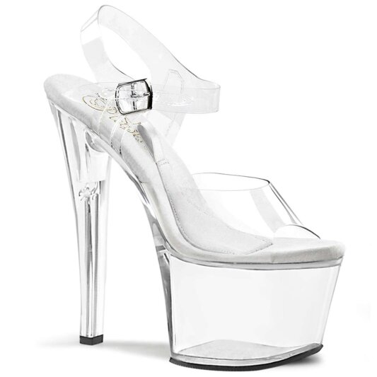 Pleaser Sandali TREASURE-708 Trasparente/TrasparenteEU-38 / US-8